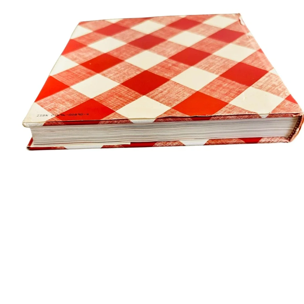 Better Homes and Gardens New Cook Book 1982‎ Vintage Gingham Plaid Hardcover